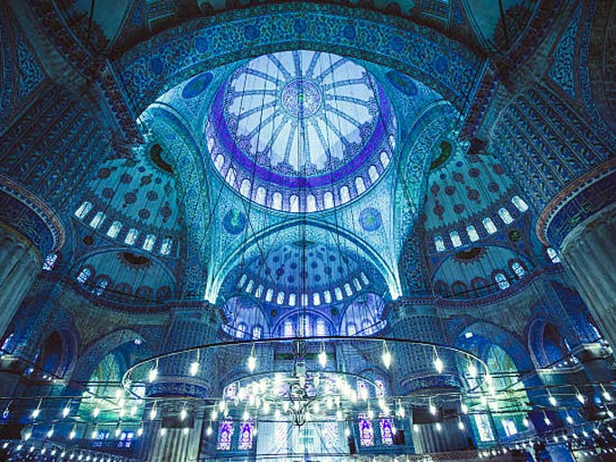داخل جامع السلطان احمد